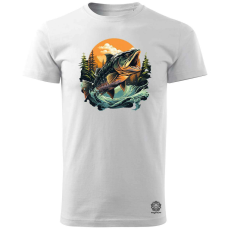Magnolion Alaszkai királylazac v2 férfi póló - 19 szín, S-3XL