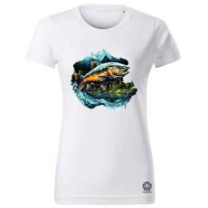Magnolion Alaszkai királylazac v3 női póló - 19 szín, XS-2XL