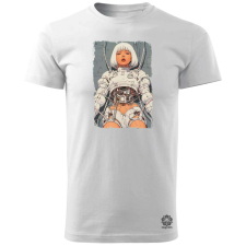 Magnolion Anime kiborg lány v2 férfi póló - 19 szín, S-3XL férfi póló
