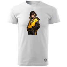 Magnolion Anime lány pózol v2 férfi póló - 19 szín, S-3XL