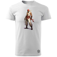 Magnolion Anime szamuráj v2 férfi póló - 19 szín, S-3XL férfi póló