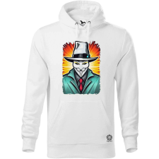 Magnolion Anonimusz maszk v4 férfi pulóver - 19 szín, S-5XL férfi pulóver, kardigán