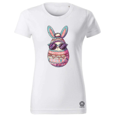 Magnolion Antropomorf húsvéti tojás v2 női póló - 19 szín, XS-2XL