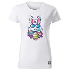 Magnolion Antropomorf húsvéti tojás v4 női póló - 19 szín, XS-2XL