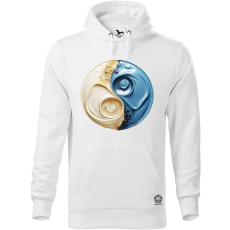 Magnolion Arany és kék Jin Jang v11 férfi pulóver - 19 szín, S-5XL