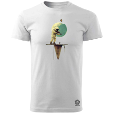 Magnolion Asztronauta hegedül v5 férfi póló - 19 szín, S-3XL