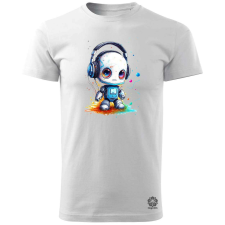 Magnolion Baby robot v3 férfi póló - 19 szín, S-3XL férfi póló