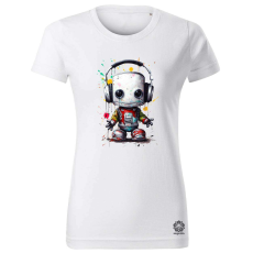 Magnolion Baby robot v8 női póló - 19 szín, XS-2XL