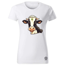 Magnolion Barátságos tehén v3 női póló - 19 szín, XS-2XL női póló