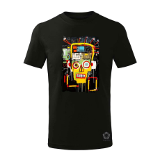 Magnolion Basquiat béke és technológia v2 gyerek póló - 11 szín, 4-12 éves