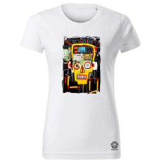 Magnolion Basquiat béke és technológia v2 női póló - 19 szín, XS-2XL