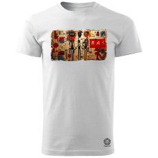 Magnolion Basquiat  Párban v6 férfi póló - 19 szín, S-3XL