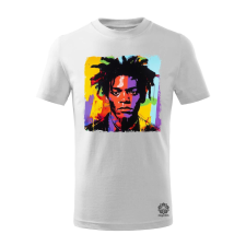 Magnolion Basquiat pop art v1 gyerek póló - 11 szín, 4-12 éves gyerek póló
