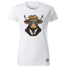 Magnolion Bika professzor v1 női póló - 19 szín, XS-2XL
