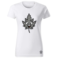 Magnolion Boldog weed v1 női póló - 19 szín, XS-2XL