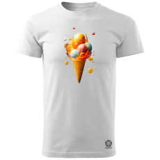 Magnolion Buborék fagyi v3 férfi póló - 19 szín, S-3XL