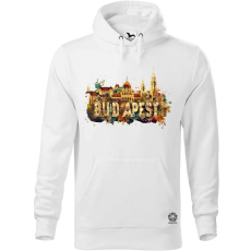 Magnolion Budapest absztrakt v12 férfi pulóver - 19 szín, S-5XL