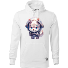 Magnolion Chibi asztronauta Husky v1 férfi pulóver - 19 szín, S-5XL férfi pulóver, kardigán