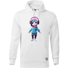 Magnolion Chibi cuki lány v2 férfi pulóver - 19 szín, S-5XL férfi pulóver, kardigán