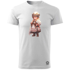 Magnolion Chibi harcos leány v2 férfi póló - 19 szín, S-3XL férfi póló