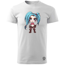 Magnolion Chibi Jinx v3 férfi póló - 19 szín, S-3XL férfi póló