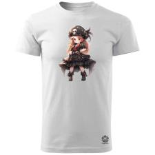 Magnolion Chibi kalóz lány v1 férfi póló - 19 szín, S-3XL férfi póló