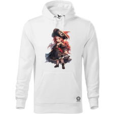 Magnolion Chibi kalóz lány v2 férfi pulóver - 19 szín, S-5XL férfi pulóver, kardigán