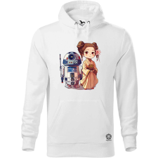 Magnolion Chibi Leia és R2-D2 v1 férfi pulóver - 19 szín, S-5XL férfi pulóver, kardigán