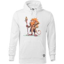 Magnolion Chibi oroszlán varázsló v3 férfi pulóver - 19 szín, S-5XL férfi pulóver, kardigán