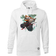 Magnolion Chibi panda szamuráj v4 férfi pulóver - 19 szín, S-5XL férfi pulóver, kardigán