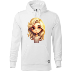 Magnolion Chibi szőke lány v3 férfi pulóver - 19 szín, S-5XL