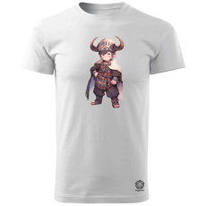 Magnolion Chibi viking srác v4 férfi póló - 19 szín, S-3XL