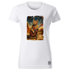 Magnolion Cica gitározik v5 női póló - 19 szín, XS-2XL női póló