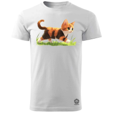 Magnolion Cuki cica v7 férfi póló - 19 szín, S-3XL férfi póló