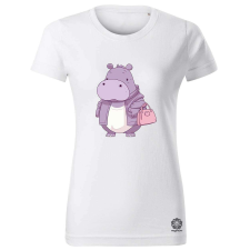 Magnolion Cuki hippo v2 női póló - 19 szín, XS-2XL női póló