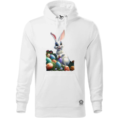 Magnolion Cuki húsvéti nyuszi v3 férfi pulóver - 19 szín, S-5XL