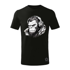 Magnolion Cyberpunk gorilla v1 gyerek póló - 11 szín, 4-12 éves