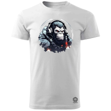 Magnolion Cyberpunk gorilla v2 férfi póló - 19 szín, S-3XL férfi póló