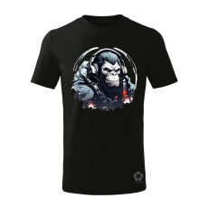 Magnolion Cyberpunk gorilla v2 gyerek póló - 11 szín, 4-12 éves