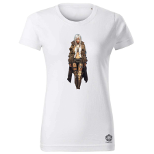 Magnolion Cyberpunk női hadvezér v3 női póló - 19 szín, XS-2XL női póló