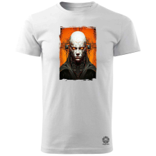 Magnolion Cyberpunk szerzetes v6 férfi póló - 19 szín, S-3XL férfi póló