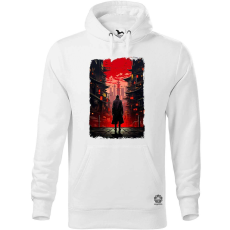 Magnolion Cyberpunk yakuza szamuráj v2 férfi pulóver - 19 szín, S-5XL