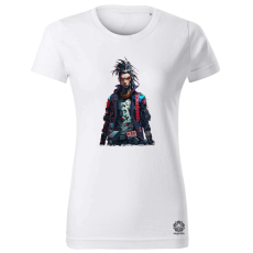 Magnolion Cyberpunk yakuza szamuráj v9 női póló - 19 szín, XS-2XL