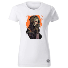 Magnolion Dark cyberpunk portré v14 női póló - 19 szín, XS-2XL női póló