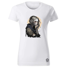Magnolion Dark cyberpunk portré v16 női póló - 19 szín, XS-2XL női póló