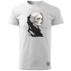 Magnolion Dark cyberpunk portré v4 férfi póló - 19 szín, S-3XL