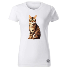 Magnolion Deco macska v8 női póló - 19 szín, XS-2XL női póló