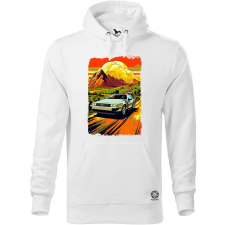 Magnolion DeLorean DMC retró utazás v1 férfi pulóver - 19 szín, S-5XL férfi pulóver, kardigán