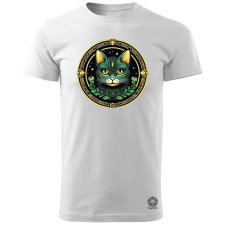 Magnolion Díszes cica v4 férfi póló - 19 szín, S-3XL férfi póló