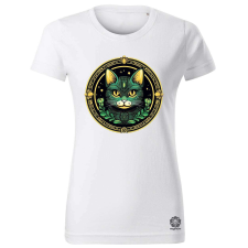 Magnolion Díszes cica v4 női póló - 19 szín, XS-2XL női póló